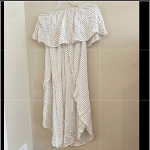 Audrey 3+1 Polka White Jumpsuit